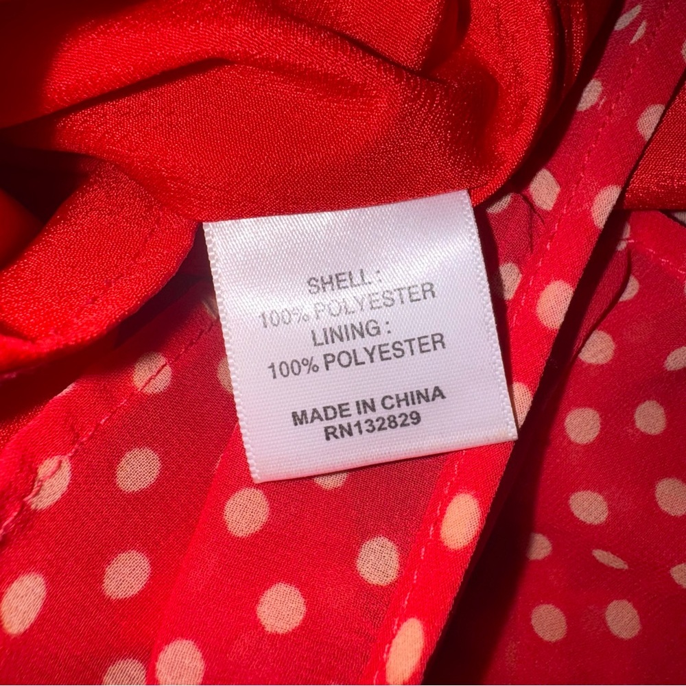 Lovers + Friends Red Polka Dot Mini Dress - Picture 6 of 6
